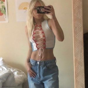 Tie crop top